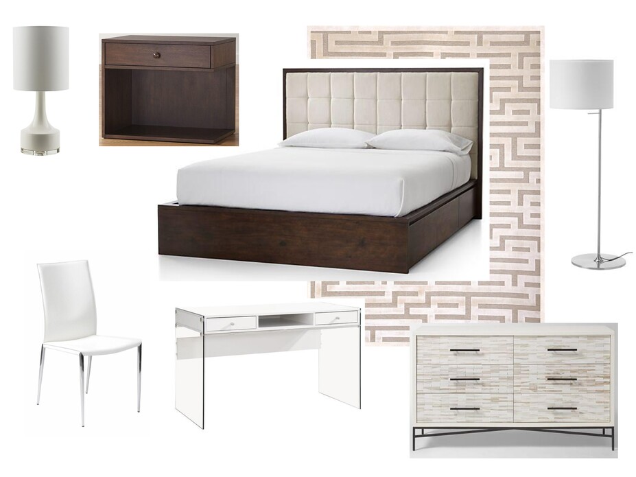 Online Designer Bedroom Moodboard