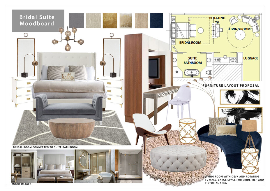 Online Designer Bedroom Moodboard