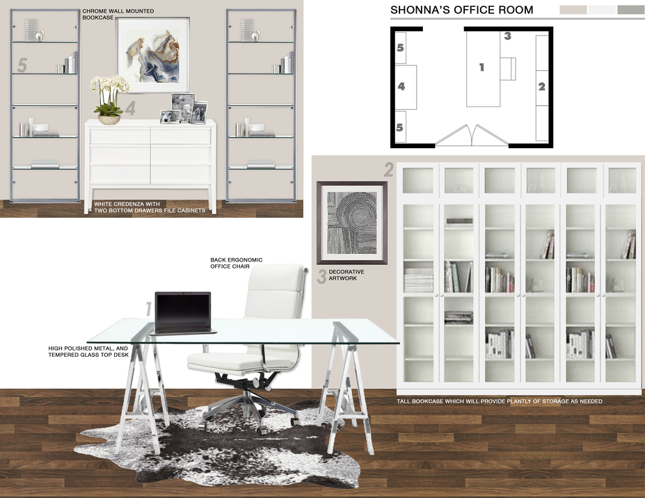 Online Designer Home/Small Office Moodboard