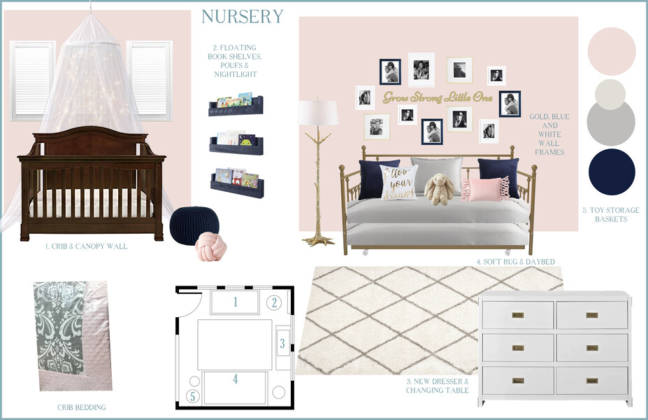 Online Designer Living Room Moodboard