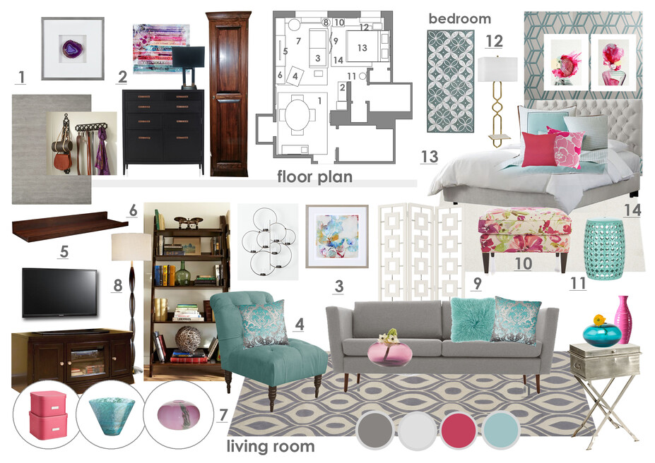 Online Designer Studio Moodboard