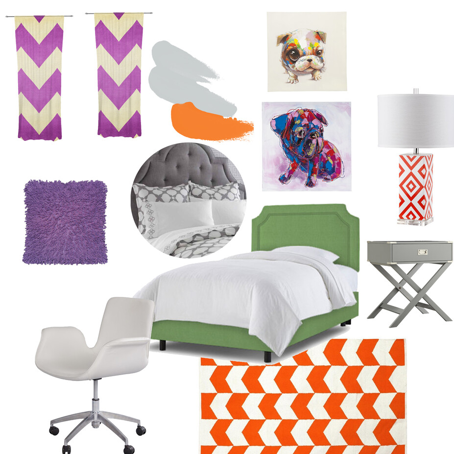 Online Designer Bedroom Moodboard