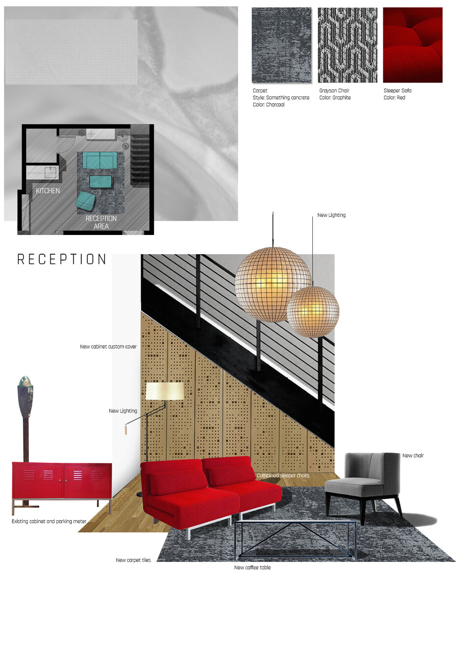 Online Designer Hallway/Entry Moodboard
