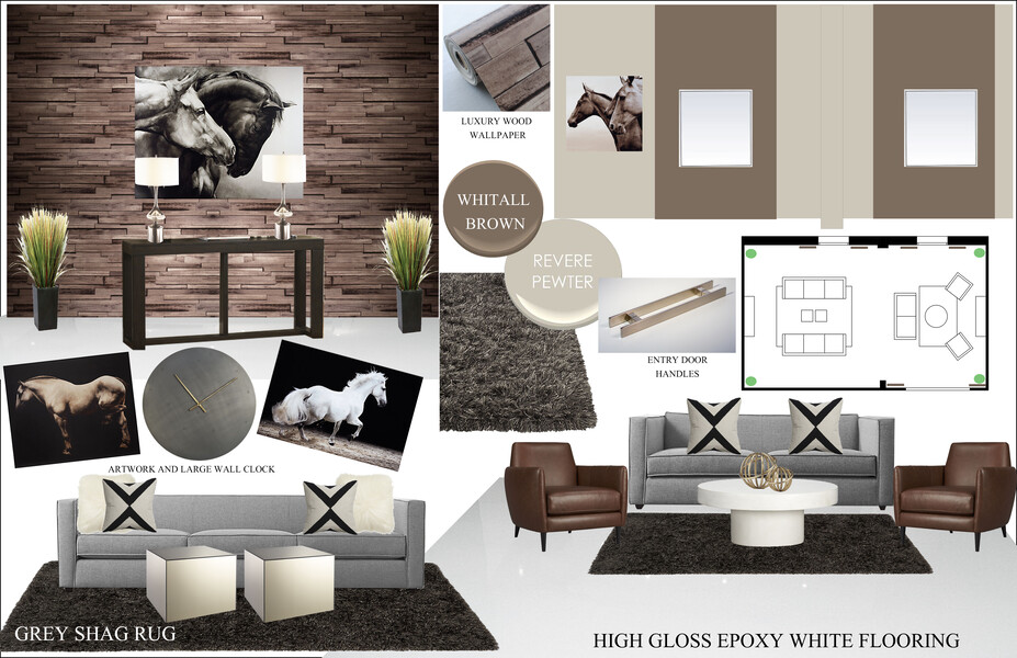 Online Designer Business/Office Moodboard