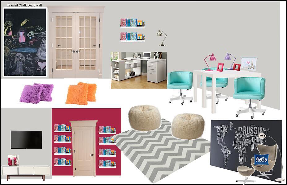 Online Designer Home/Small Office Moodboard