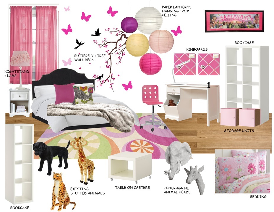 Online Designer Kids Room Moodboard
