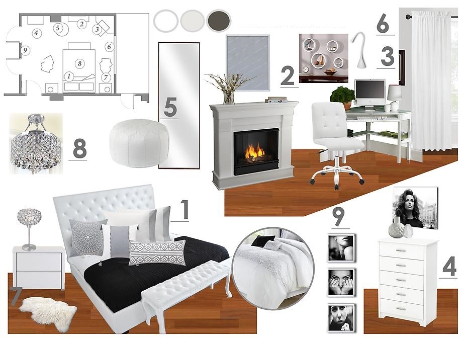 Online Designer Bedroom Moodboard