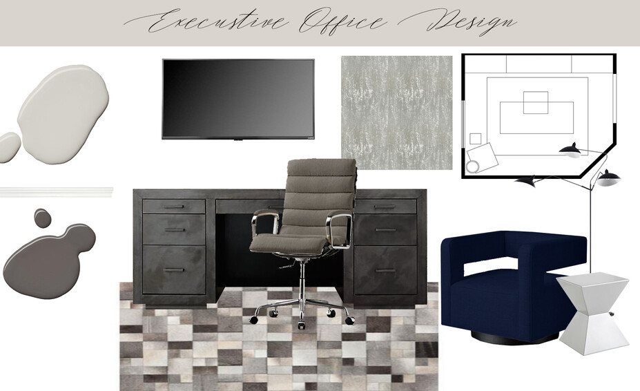 Online Designer Home/Small Office Moodboard