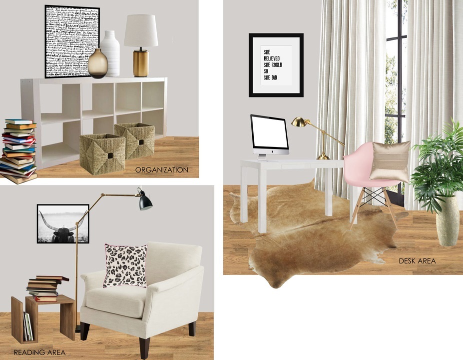Online Designer Home/Small Office Moodboard