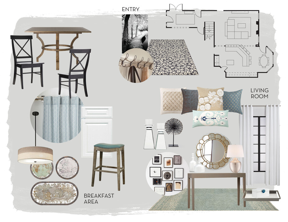 Online Designer Hallway/Entry Moodboard