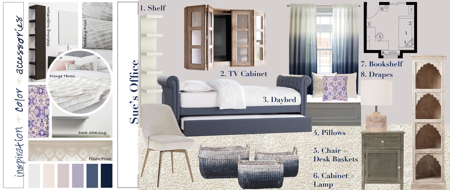 Online Designer Home/Small Office Moodboard