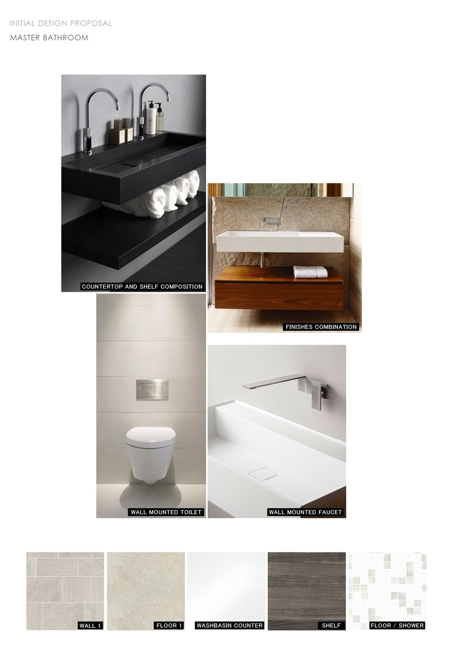 Online Designer Bathroom Moodboard