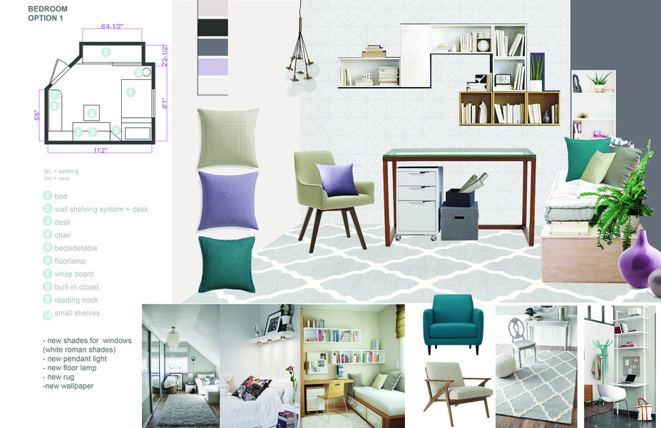 Online Designer Bedroom Moodboard