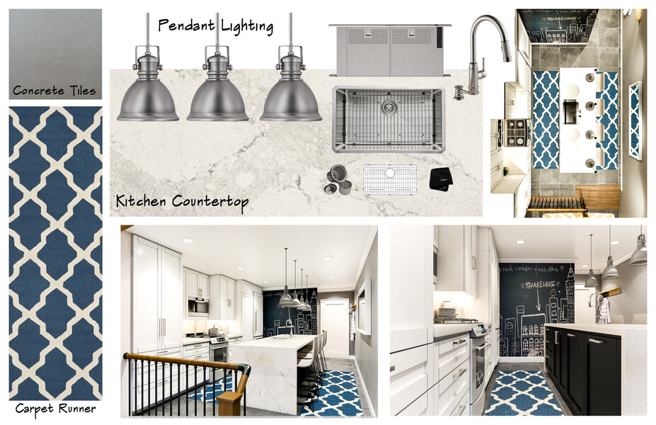 Online Designer Kitchen Moodboard