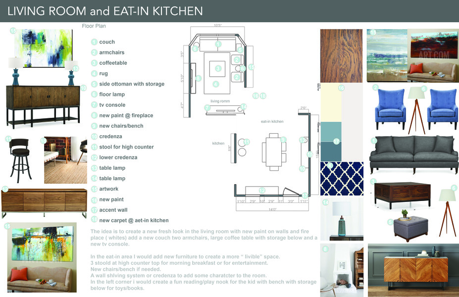 Online Designer Dining Room Moodboard