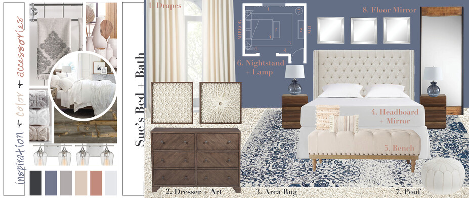 Online Designer Bathroom Moodboard