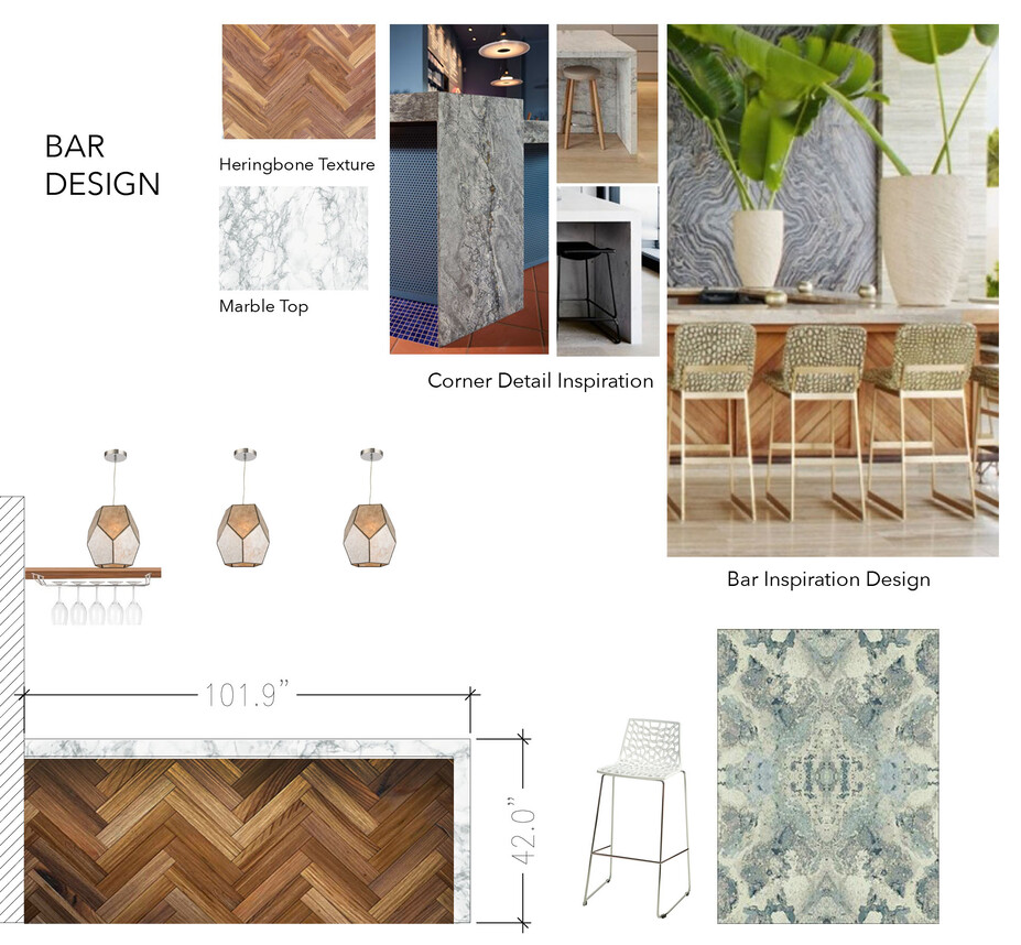Online Designer Living Room Moodboard
