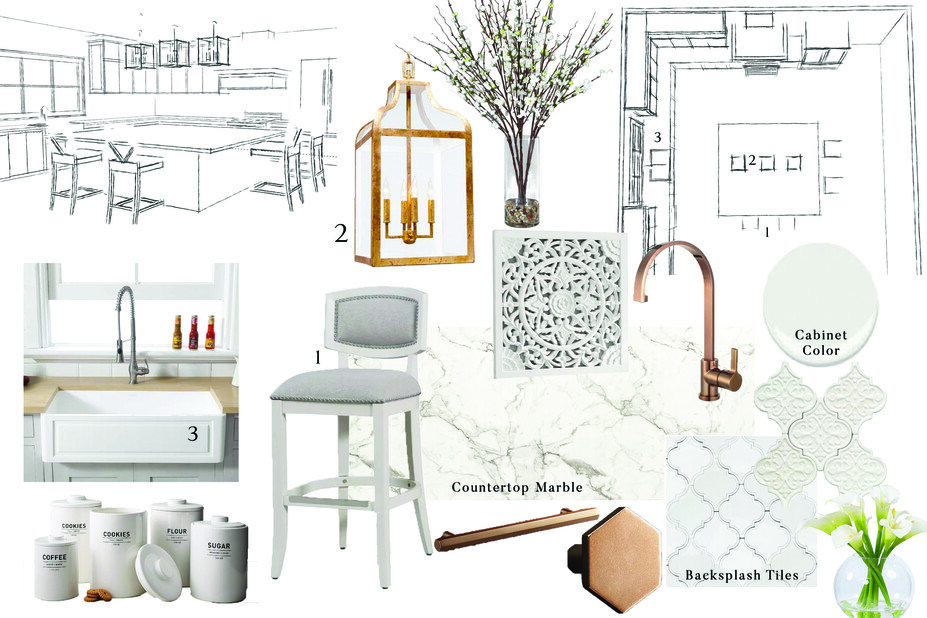 Online Designer Kitchen Moodboard