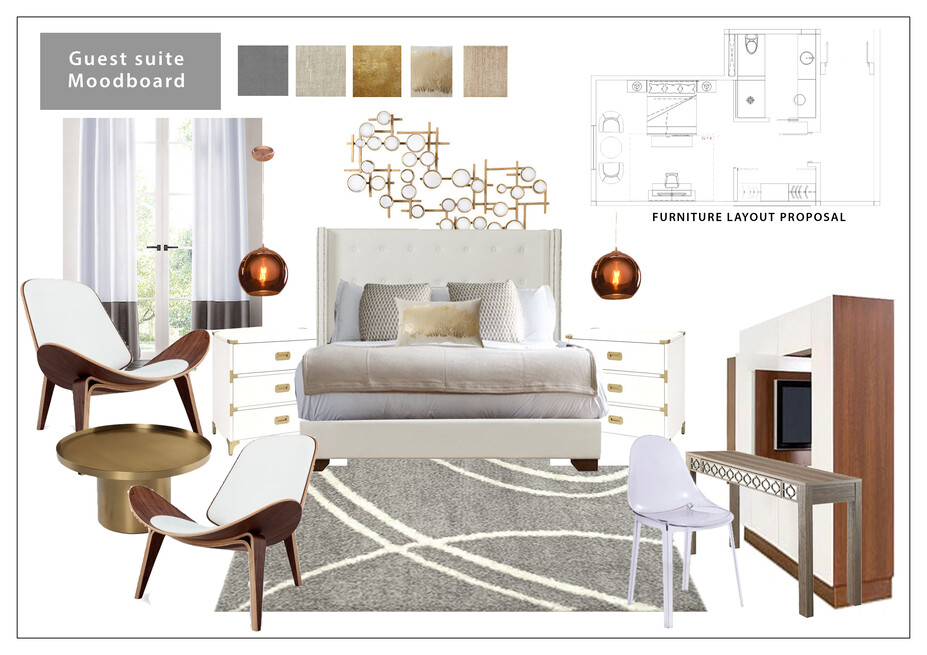 Online Designer Bedroom Moodboard