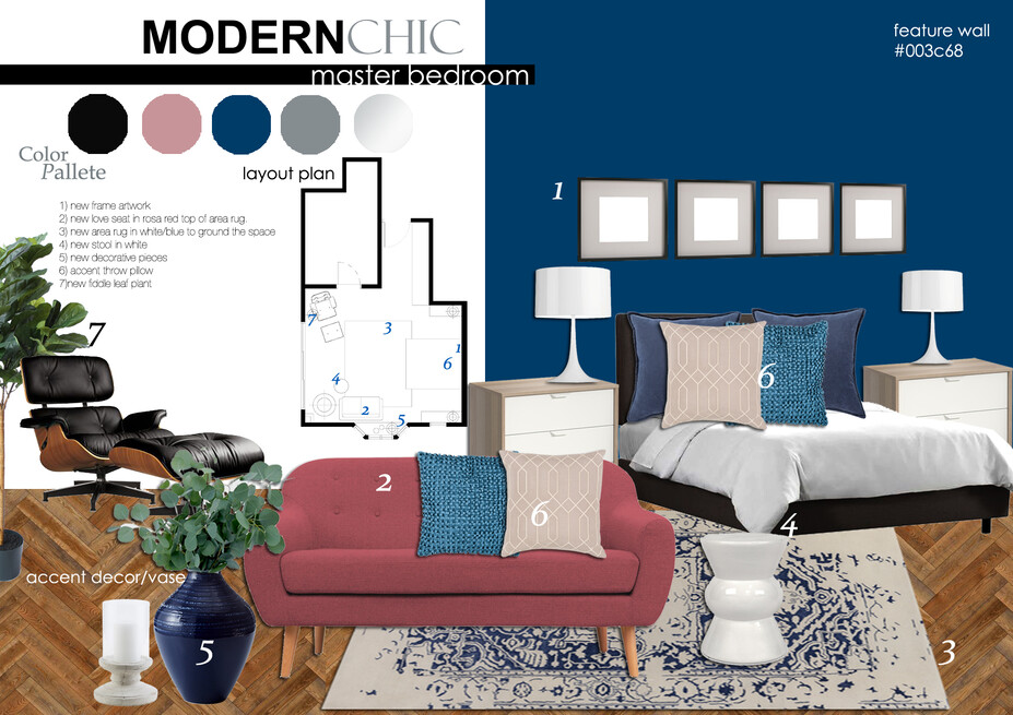 Online Designer Living Room Moodboard