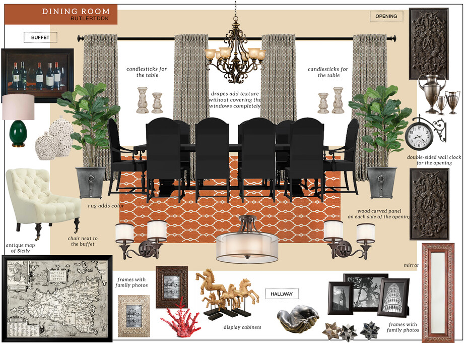 Online Designer Bedroom Moodboard