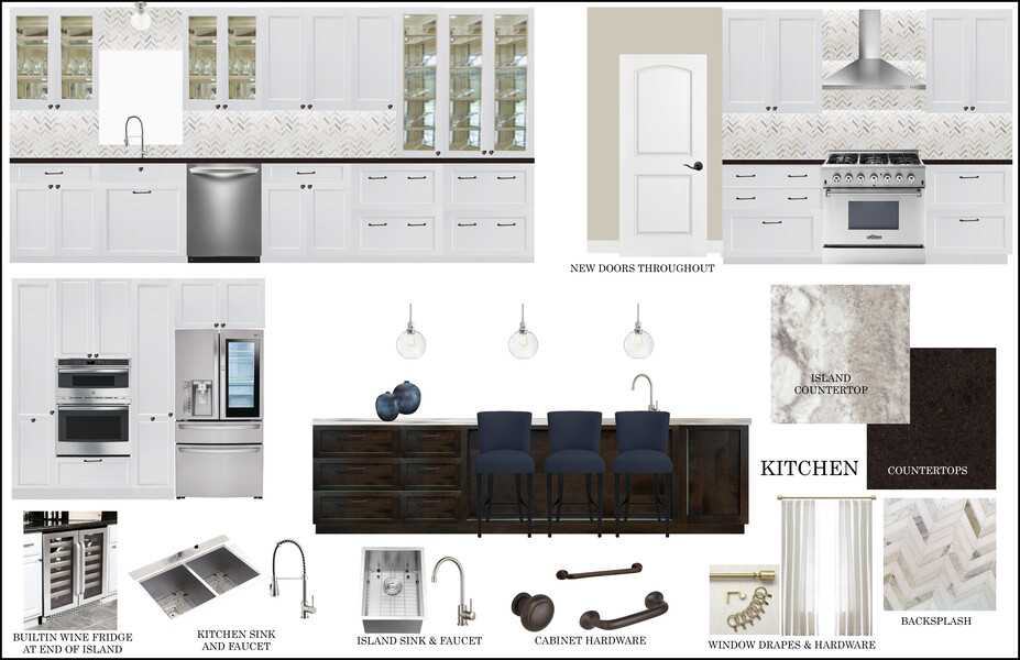 Online Designer Kitchen Moodboard