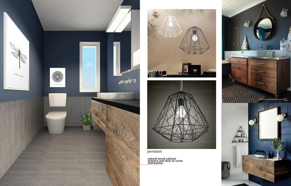 Online Designer Bathroom Moodboard