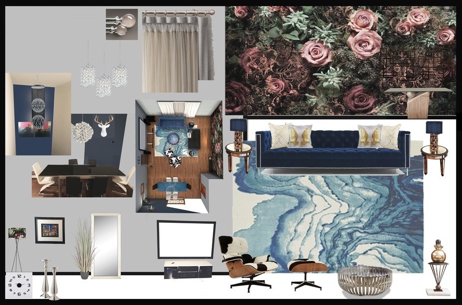 Online Designer Dining Room Moodboard