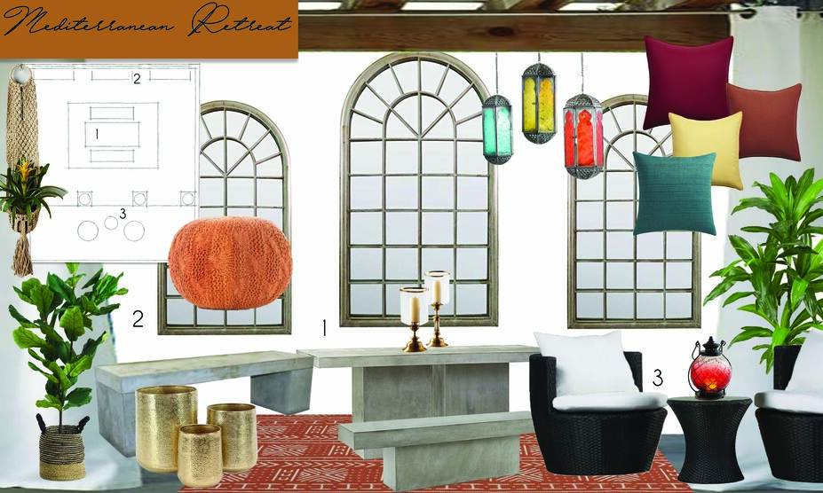 Online Designer Patio Moodboard