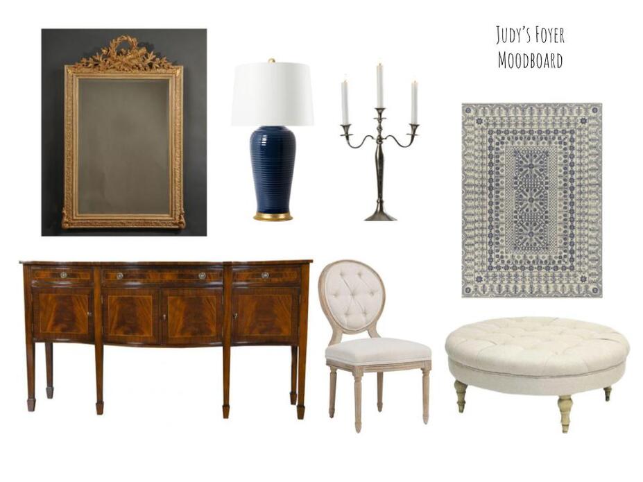 Online Designer Hallway/Entry Moodboard