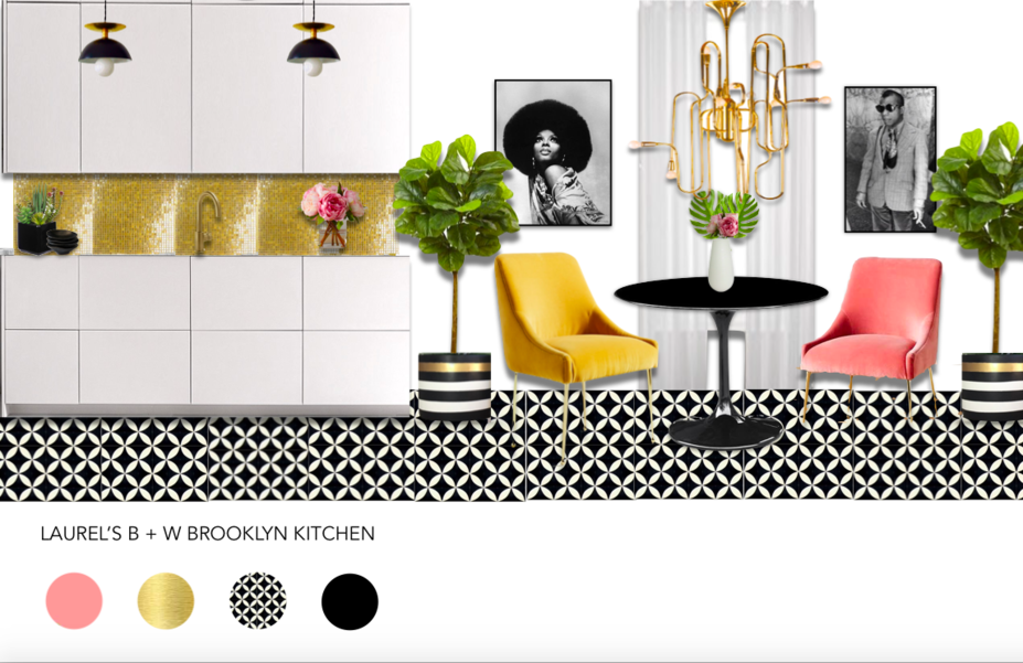 Online Designer Kitchen Moodboard