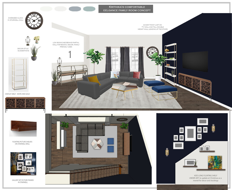 Online Designer Living Room Moodboard
