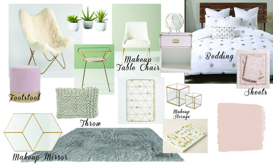 Online Designer Bedroom Moodboard
