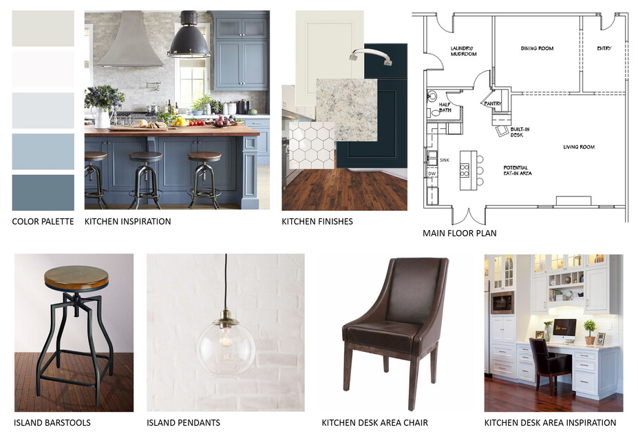 Online Designer Kitchen Moodboard