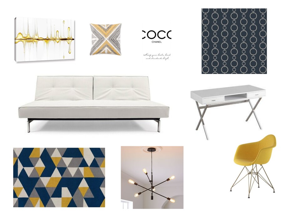 Online Designer Home/Small Office Moodboard