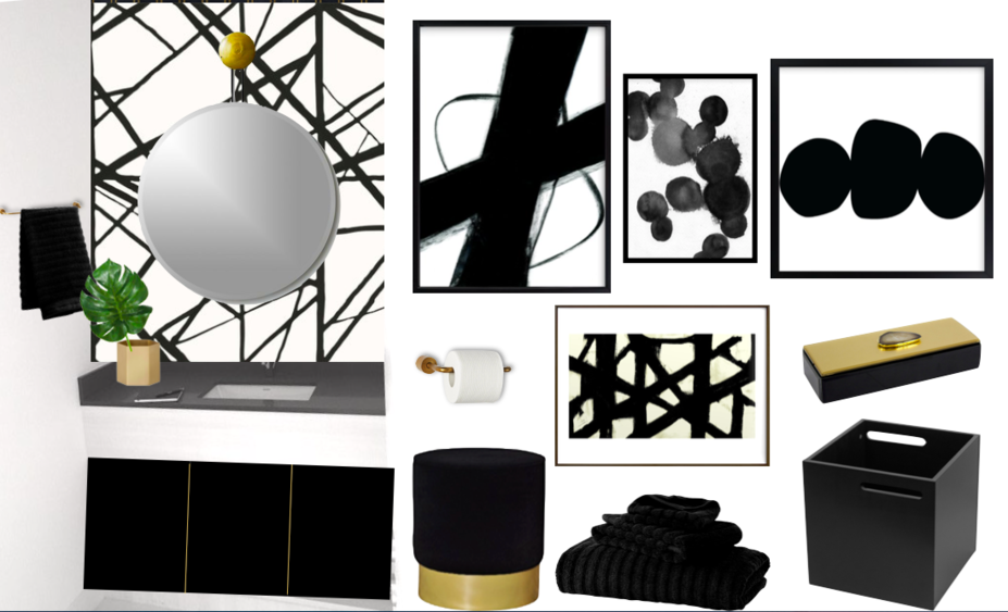 Online Designer Bathroom Moodboard