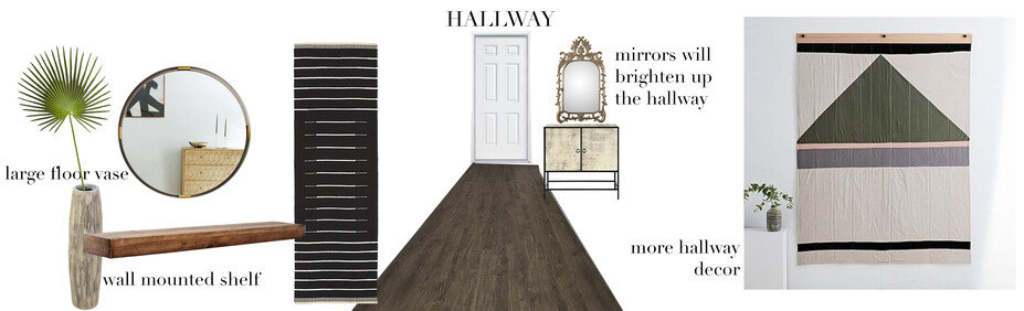 Online Designer Hallway/Entry Moodboard