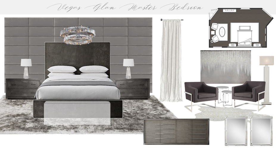 Online Designer Bedroom Moodboard