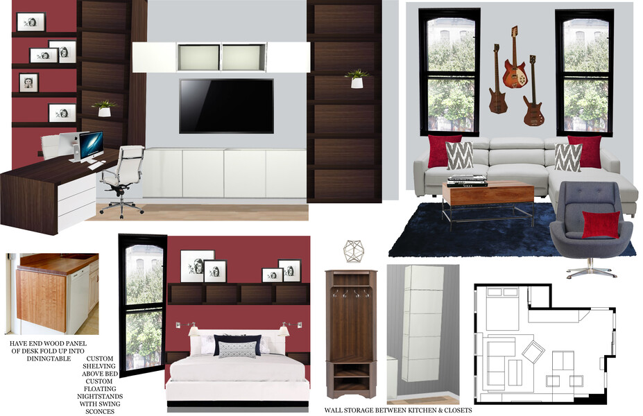 Online Designer Studio Moodboard
