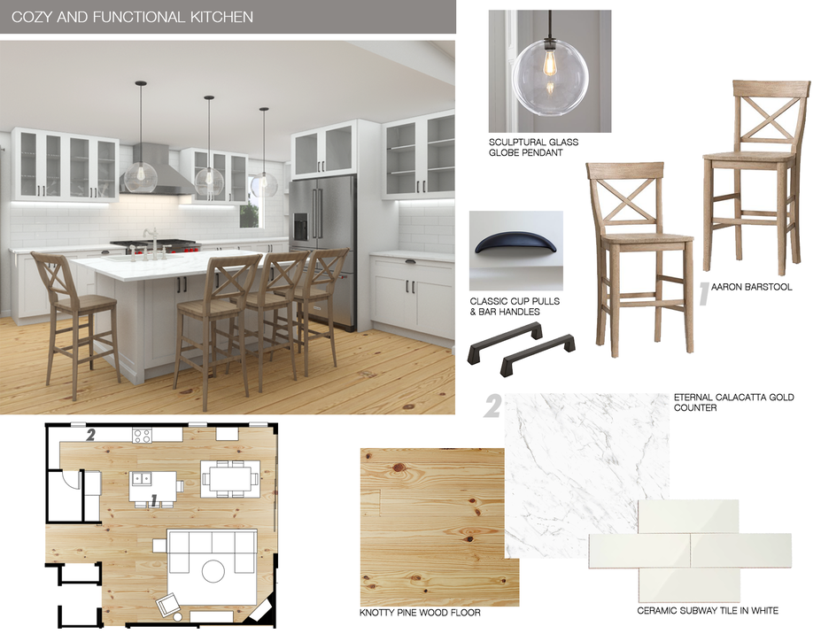 Online Designer Kitchen Moodboard