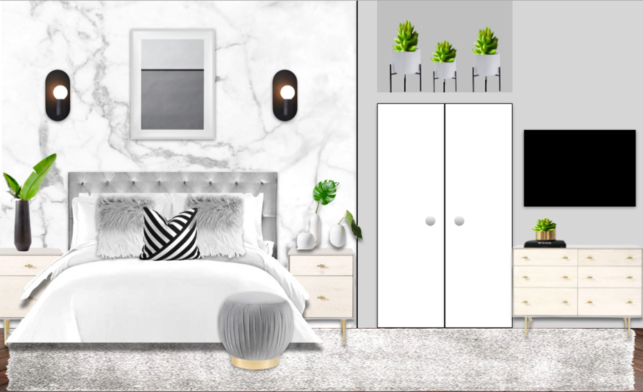 Online Designer Bedroom Moodboard