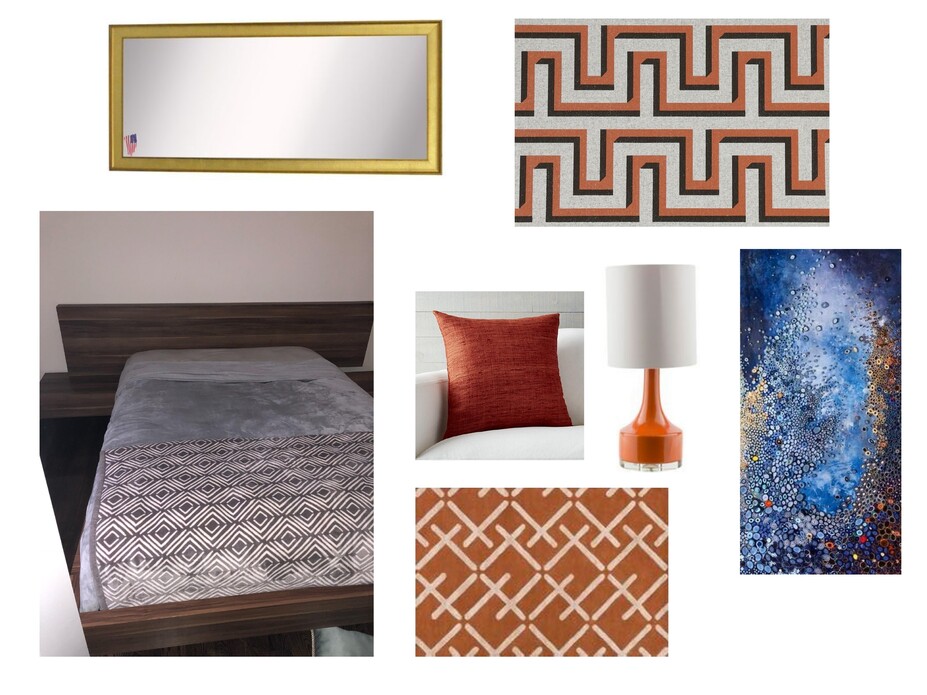 Online Designer Bedroom Moodboard