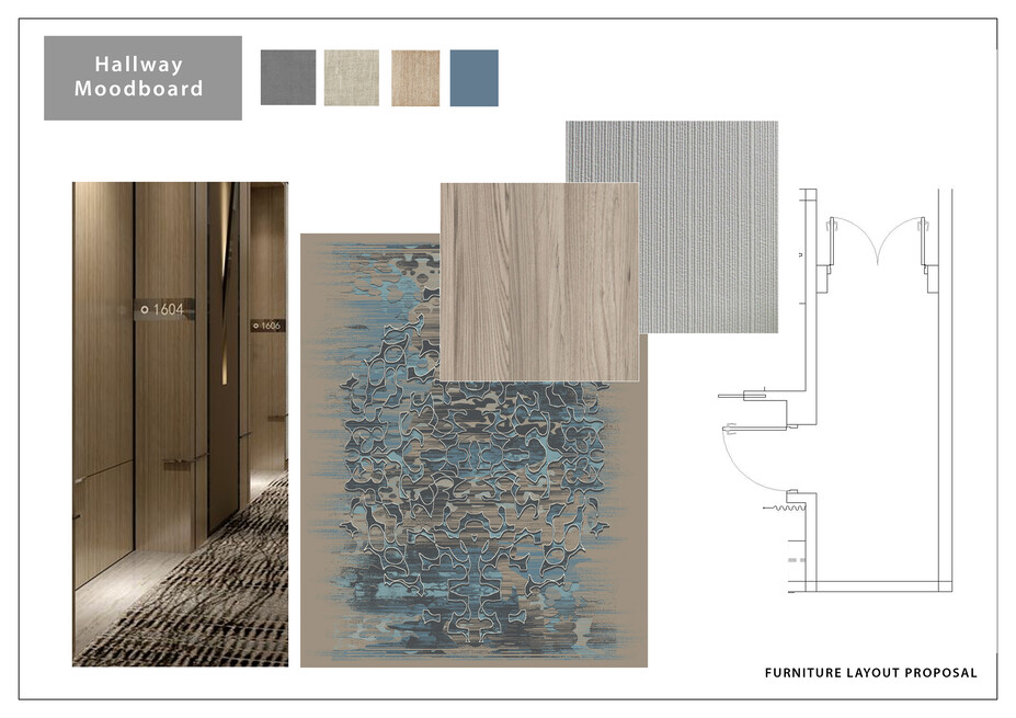 Online Designer Hallway/Entry Moodboard