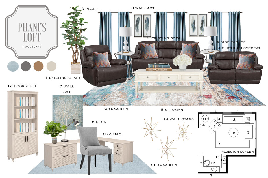 Online Designer Bedroom 3D Model