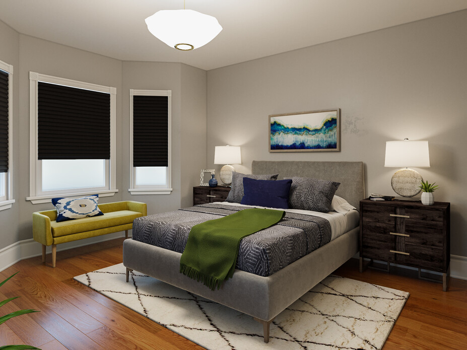 Online Designer Bedroom 3D Model