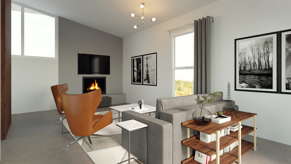 Online Designer Living Room 3D Model