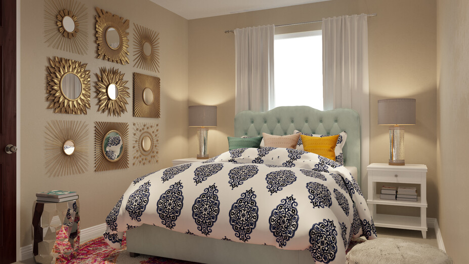 Online Designer Bedroom 3D Model