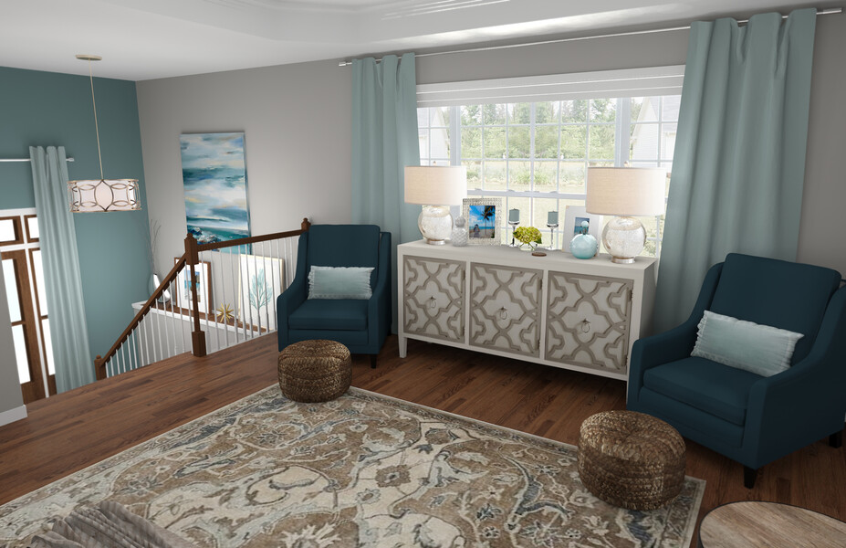 Online Designer Combined Living/Dining 3D Model