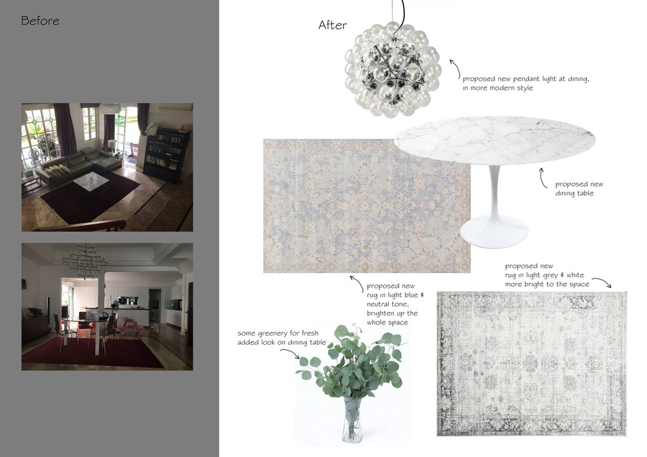 Online Designer Combined Living/Dining 3D Model