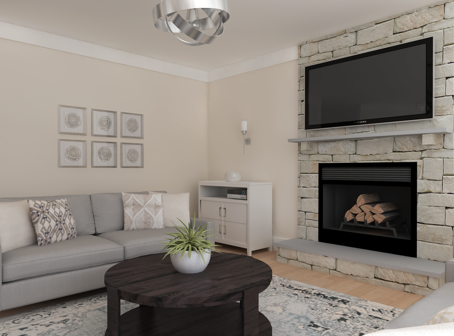 Online Designer Combined Living/Dining 3D Model